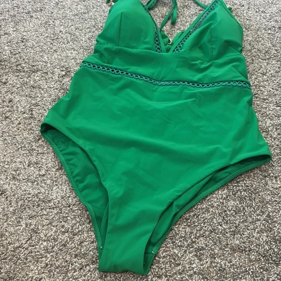 Reiss Rita Halter One Piece Swimsuit - Picture 3 of 5